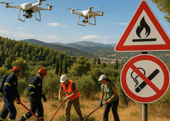 Αντιπυρική περίοδος 2025: Όλες οι δυνάμεις σε ετοιμότητα, με drones, ελικόπτερα και εθελοντές: τι πρέπει να προσέξουν οι πολίτες